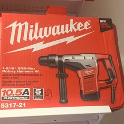 Milwaukee New 1 9/16 Rotary Hammer SDS