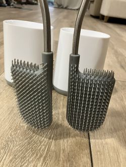 Toilet Brushes Joseph Joseph Pack of 2 - Silicone Easy to Use + Clean
