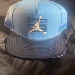 Light  Blue And Dark Jordan Hat 