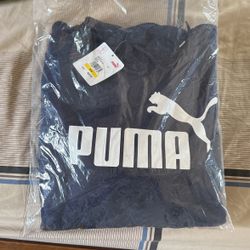 Puma Hoodie navy Blue Medium