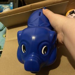 Blue Piggy Bank