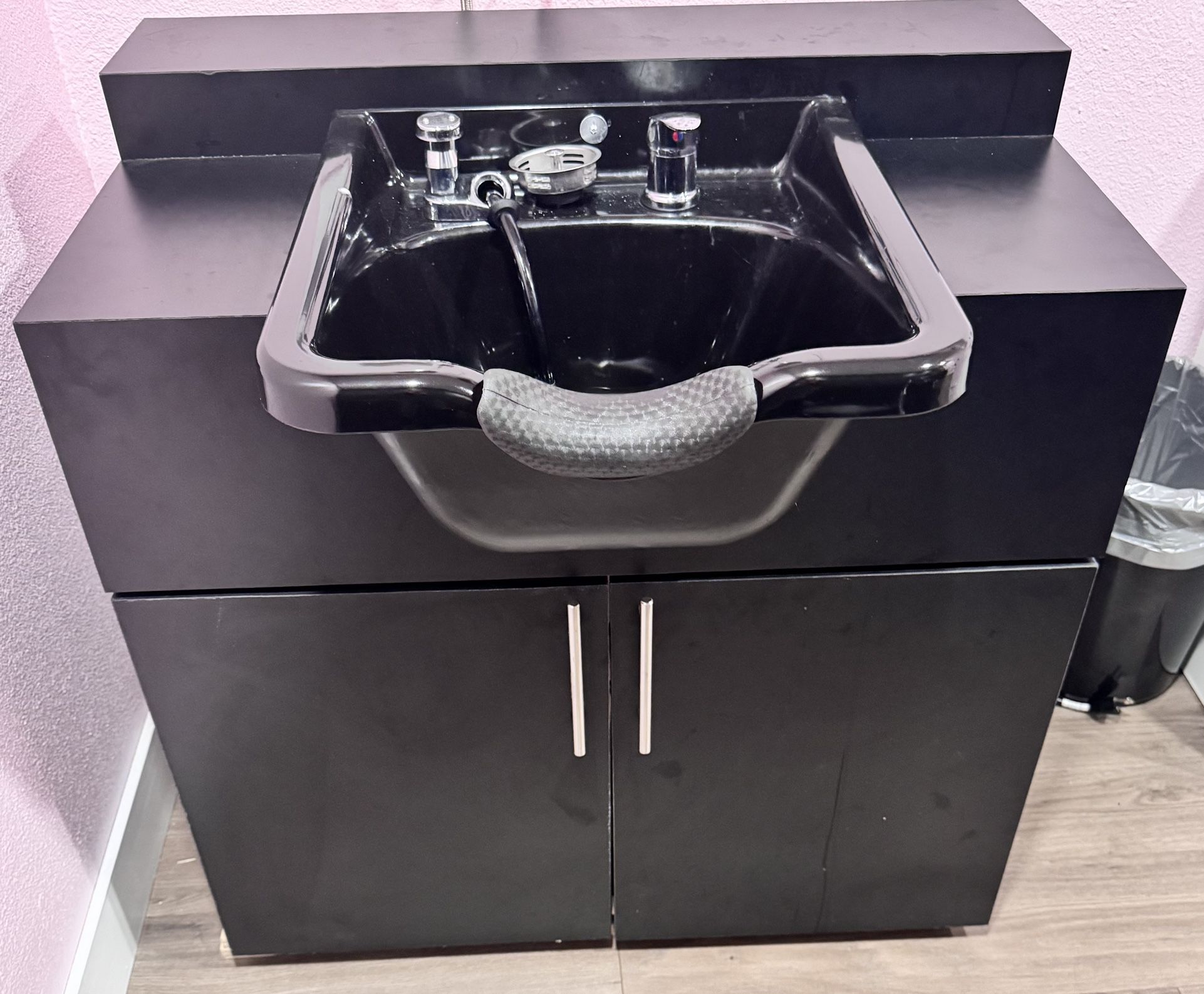 Portable Shampoo Bowl With Chair And Water Heater