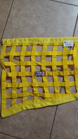Roll cage net. For racing.