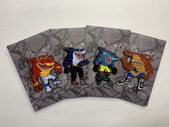 Street Sharks 2in Enamel Pins! MUST SEE 