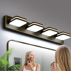 4-Light LED Bathroom Vanity Light Bar