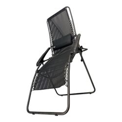 Black Zero Gravity Recliner Lounge Chair