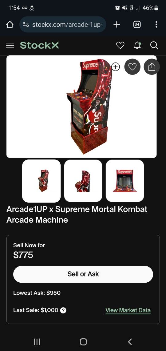 Arcade1up Supreme Mortal Kombat Brand New In Box