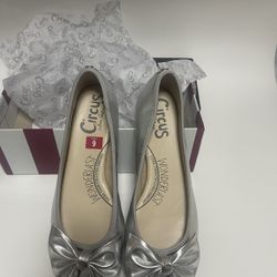 Sam Edelman Carmen Soft Silver Ballet Flats Size 9