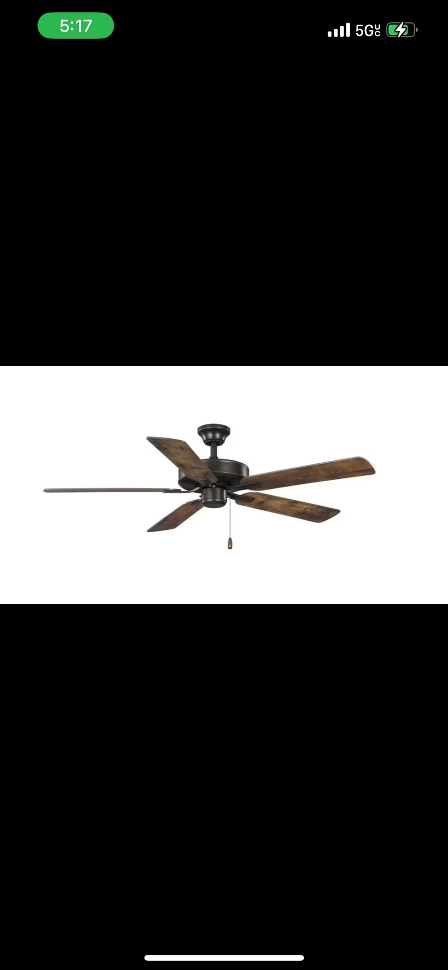 Progress Lighting AirPro Builder Fan 52 in. Indoor Antique Bronze Ceiling Fan