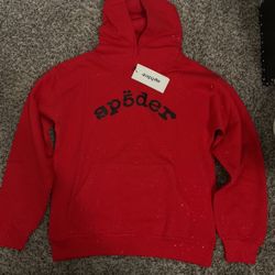 Red Vvs Spider Hoodie
