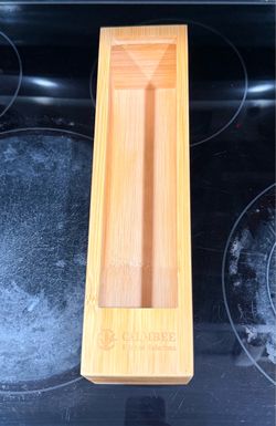 Bamboo drawer organizer