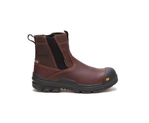 Botas de trabajo //hablo español//size (12)(13) Men - Throttle Composite Toe Waterproof Work Boot - Pull-Ons | CAT