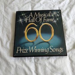 A Musical Hall of Fame: 60 Prize Winning Songs. 6 LP Box Set. Vinyl Records