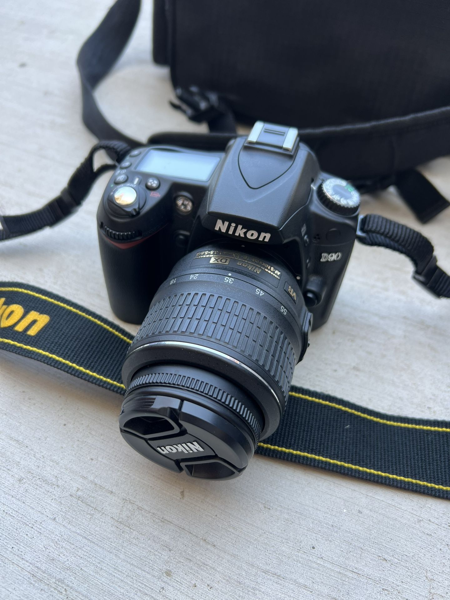 Nikon D90 DSLR Camera With Bag And Accessories