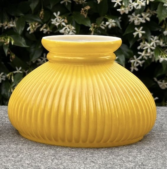 Antique Milk Glass Lamp Shade