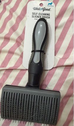 Well & Good Self - Cleaning Slicker Brush