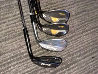 Cleveland putters and pitching wedges
