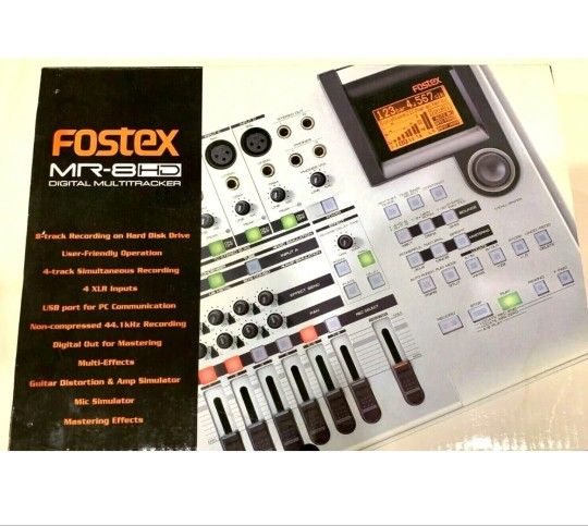 Fostex MR-8HD Digital Multi-track Recorder - MR-8 HD Silver