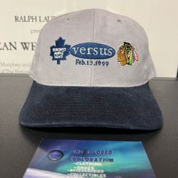Vintage 1990s Toronto Maple Leafs Versus Chicago Blackhawks Starter Hat