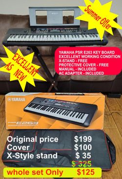 YAMAHA - PSR E263 - EXCELLENT CONDITION
