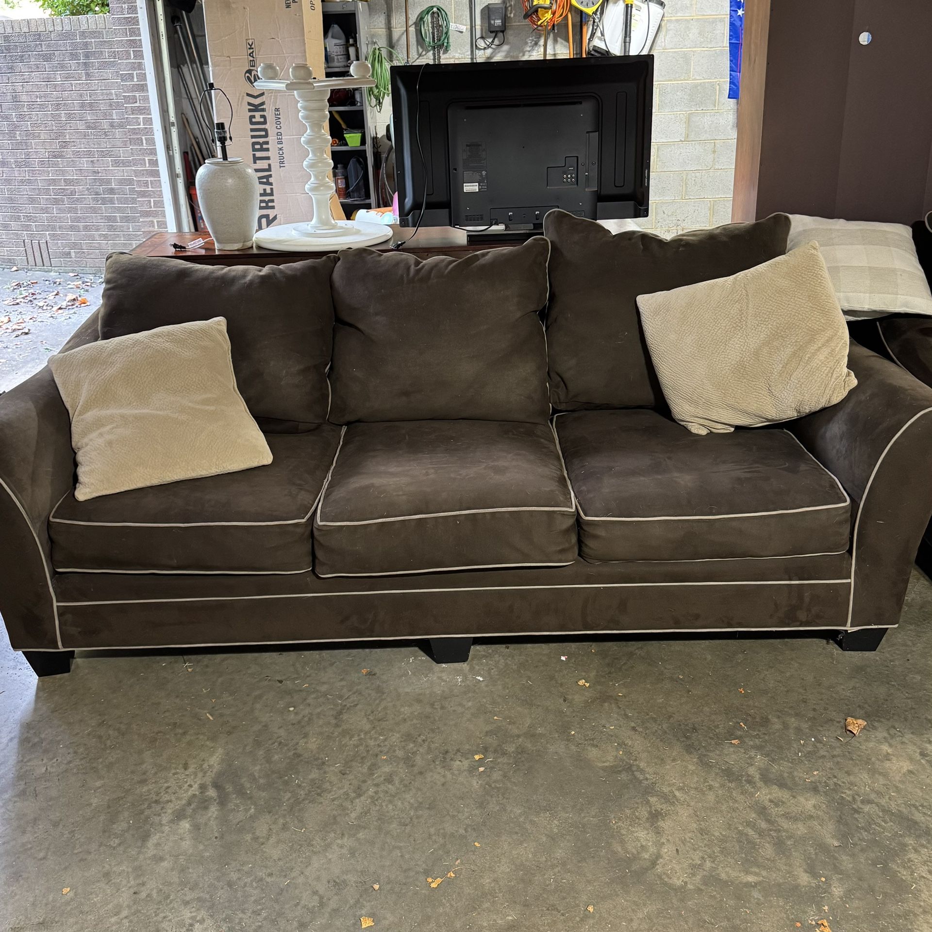 Miscellaneous Furniture - Couch-Chair-Recliner-Electric Fireplace