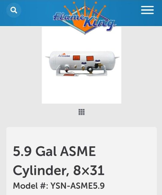 Rv 5.9 Gal Propane Tank