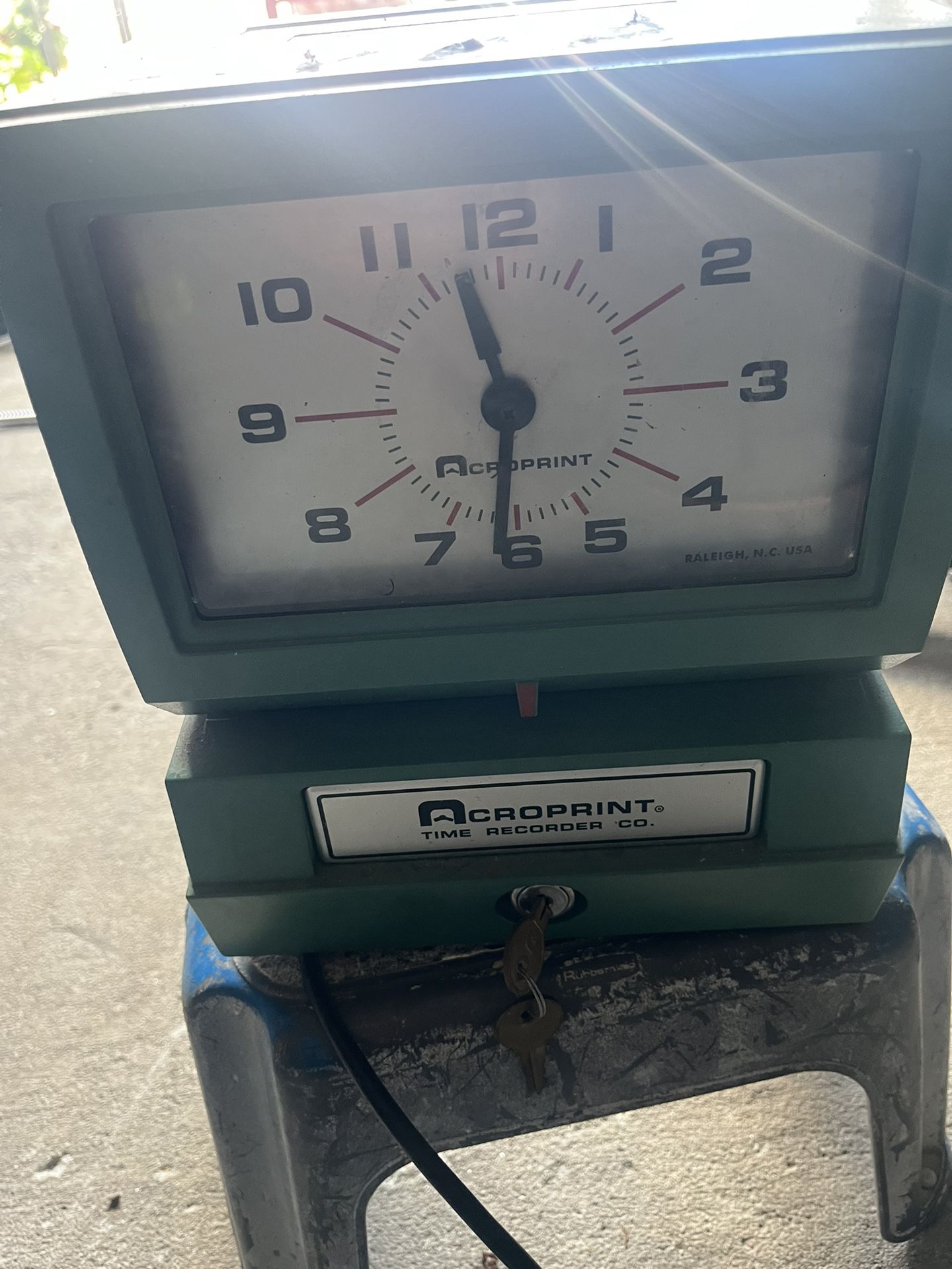 Acroprint Vintage Time Recorder