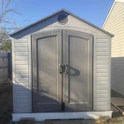 Large Resin Outdoor Storage Shed 