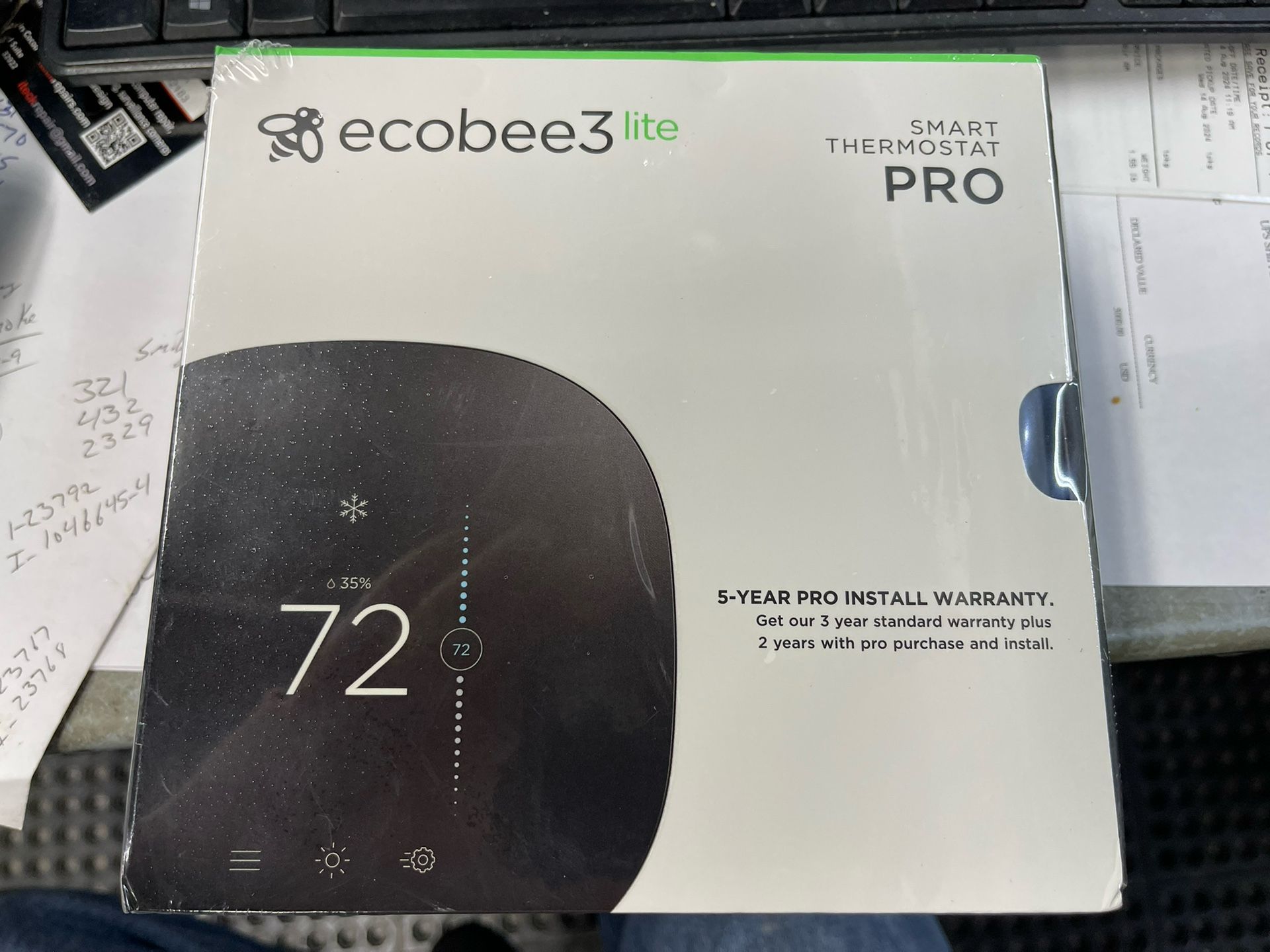 Ecobee3 Lite Smart Thermostat Pro New