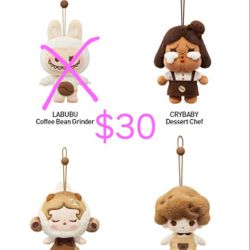 Pop Mart Pop Bean Coffee Factory Series Plush