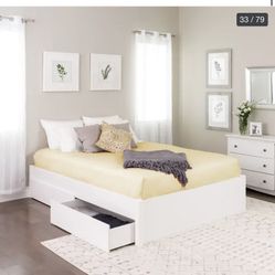 Queen IKEA Bed 