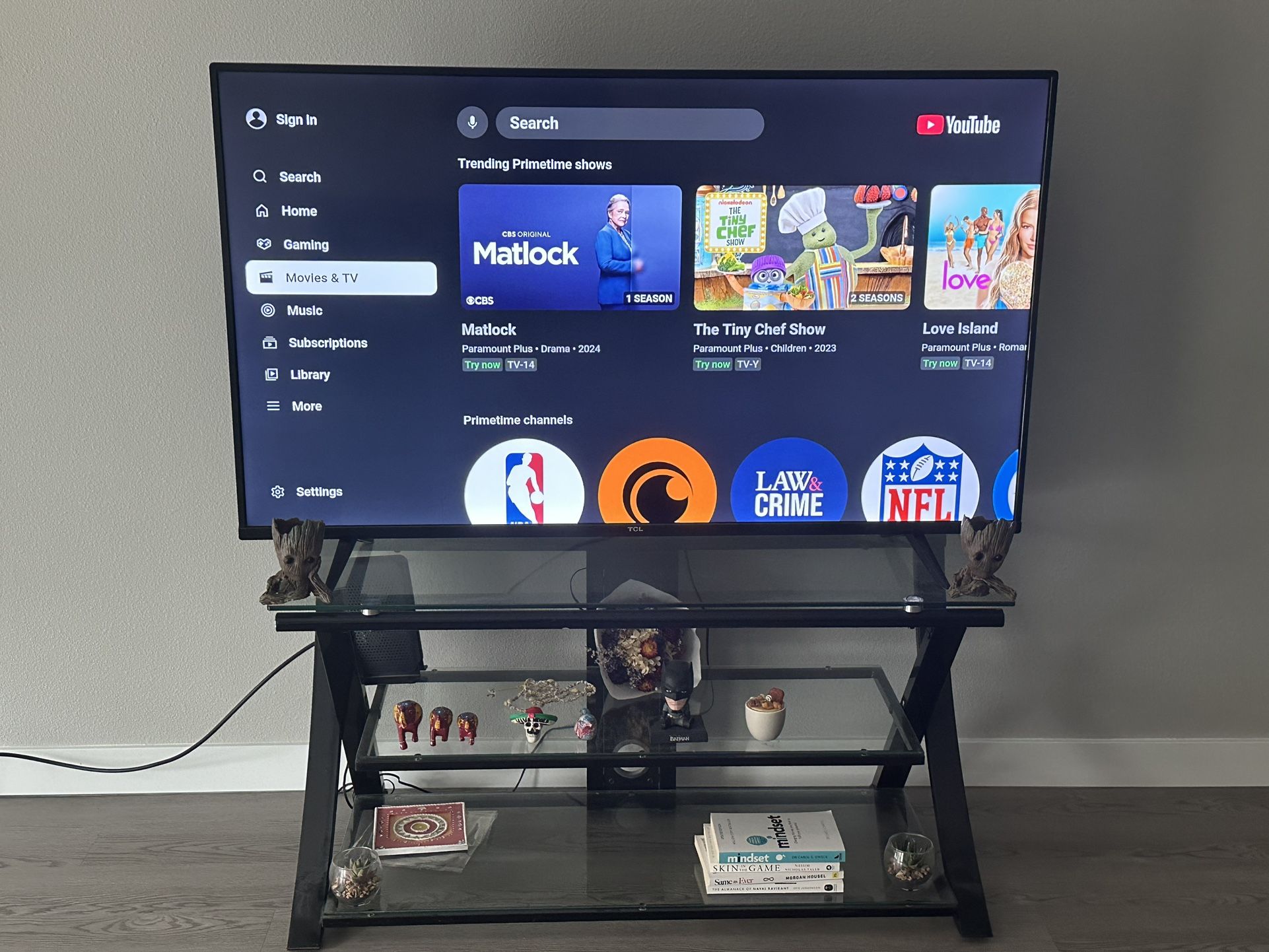 TCL - 55" Class 4 Series LED 4K UHD Smart Android TV