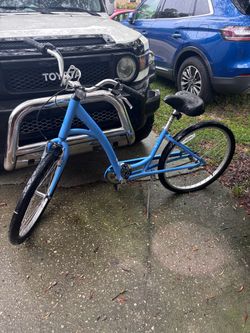 Manhattan smoothie Blue Cruiser Bicycle