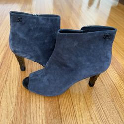 Chanel Open Toe Booties 