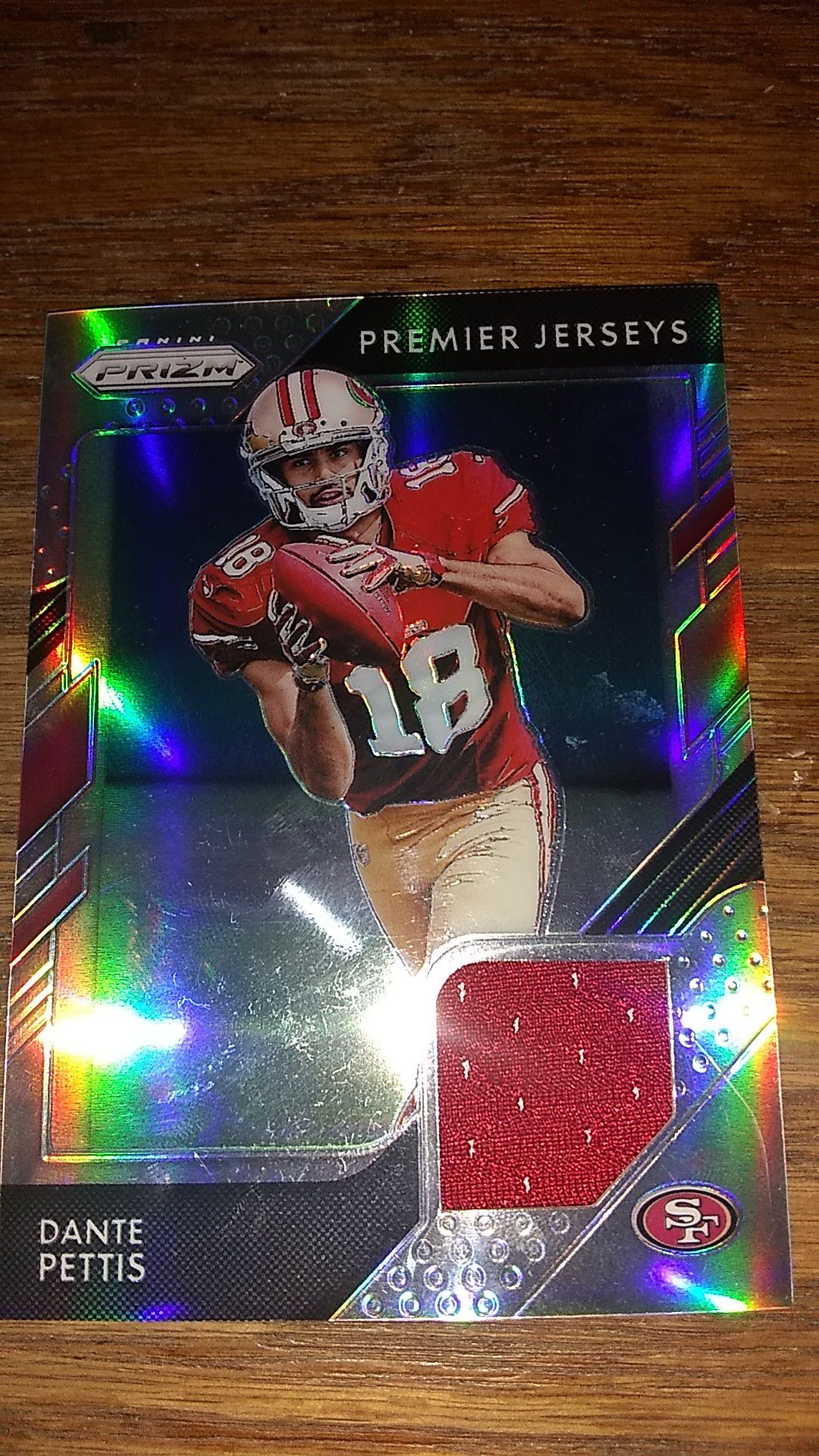 Dante Pettis 49'ers Baseball card collectable limited edition