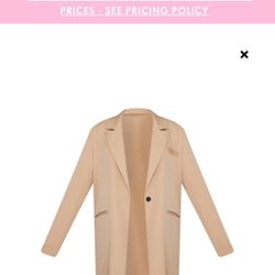 Blazer Pretty little Thing 
