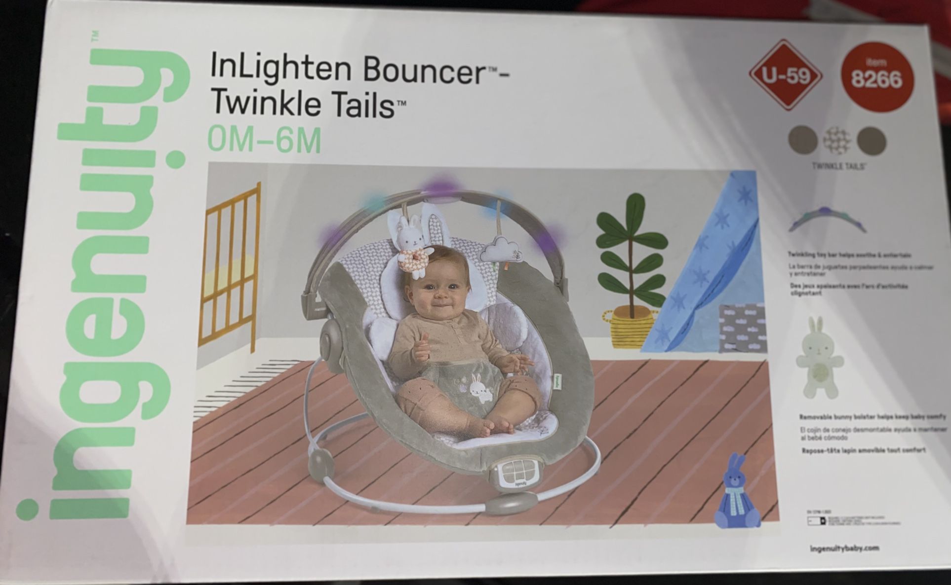 BRAND NEW BABY BOUNCER 0-6m