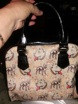 Pitbull lovers brand new pitbull purse