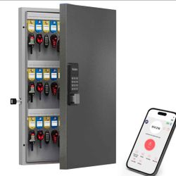 Smart Lock Box Key Organier Cabinet with Keypad & App