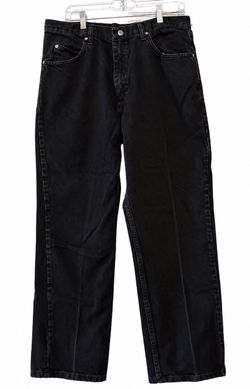 Wrangler Men’s black 36”x32” denim jeans