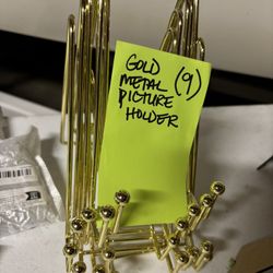 Gold Metal Picture Holder
