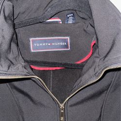 Tommy Hilfiger Black Long Coat 