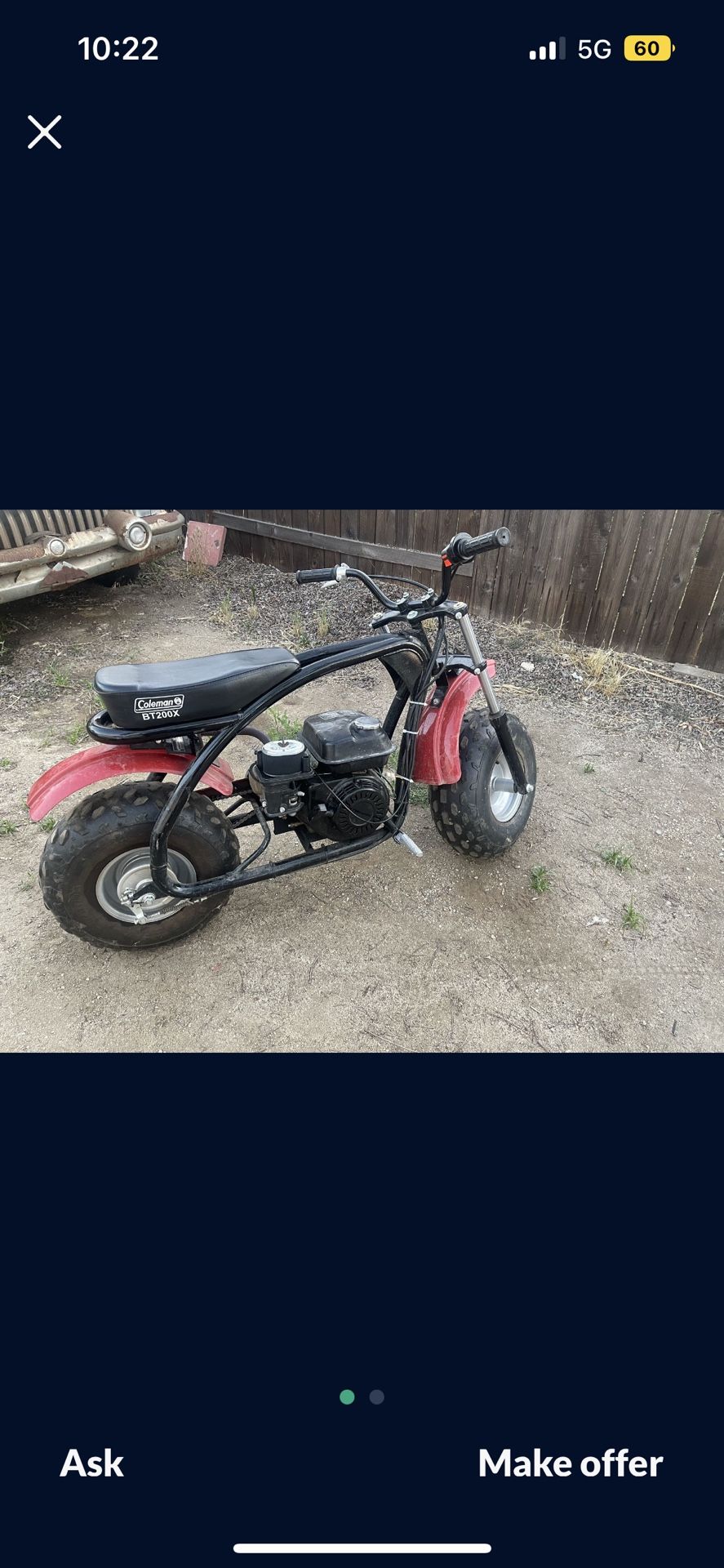 Mini Bike Coleman 200x For Sale In Pomona CA OfferUp