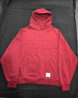 Mitchell and Ness Burgundy Hoodie