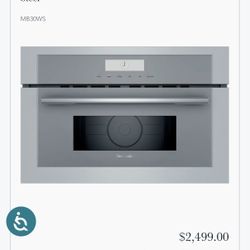 Thermador Masterpiece Built-In Microwave 30” Stainless Steel