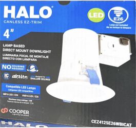 Halo 4" Canless EZ-Trim LED Downlight