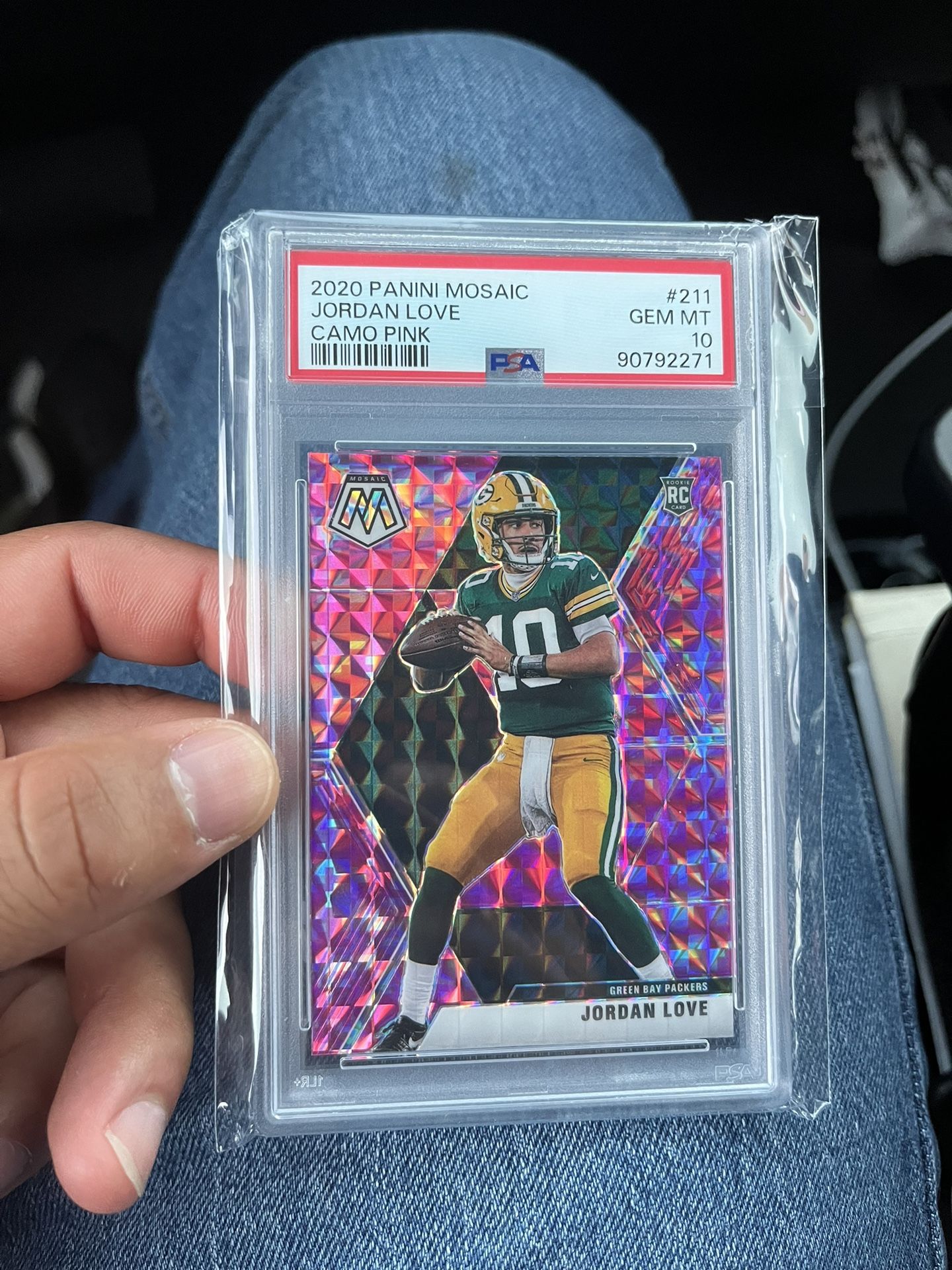 2020 Panini Mosaic Jordan Love PSA 10