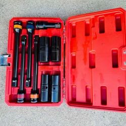 1/2” Dr. Flip Impact Socket & Torque Extension Bar Set (9-Piece)