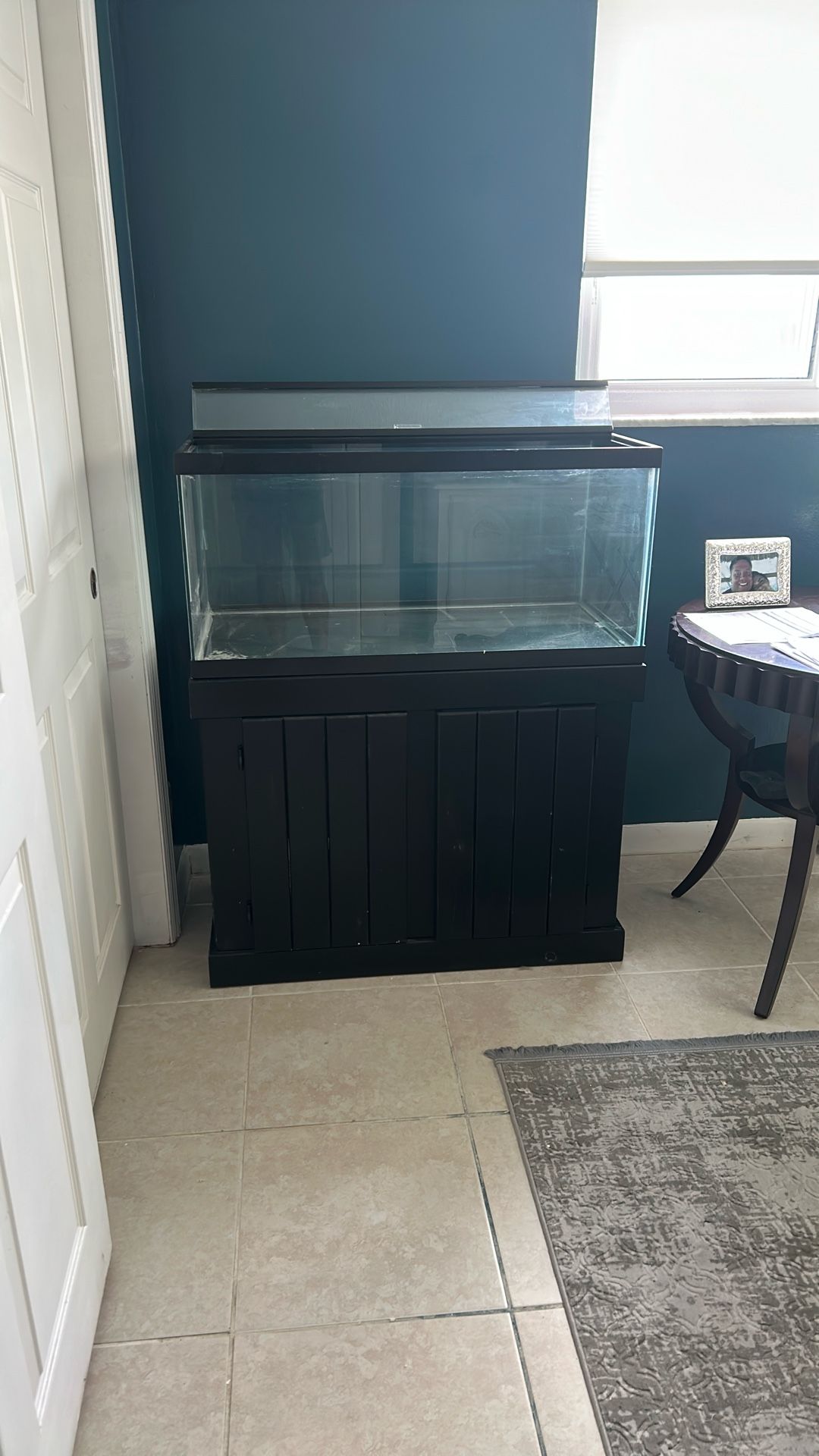 Fish Tank And Stand With Pump And Light