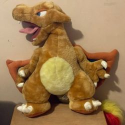 Rare Jumbo Pokemon Charizard 18” Plush Play By Play By Gamefreak 1999dd
